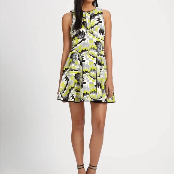 TIBI Isosceles Silk Blend Dress As Seen On Celebrity Size 6 - Picture 5 of 8